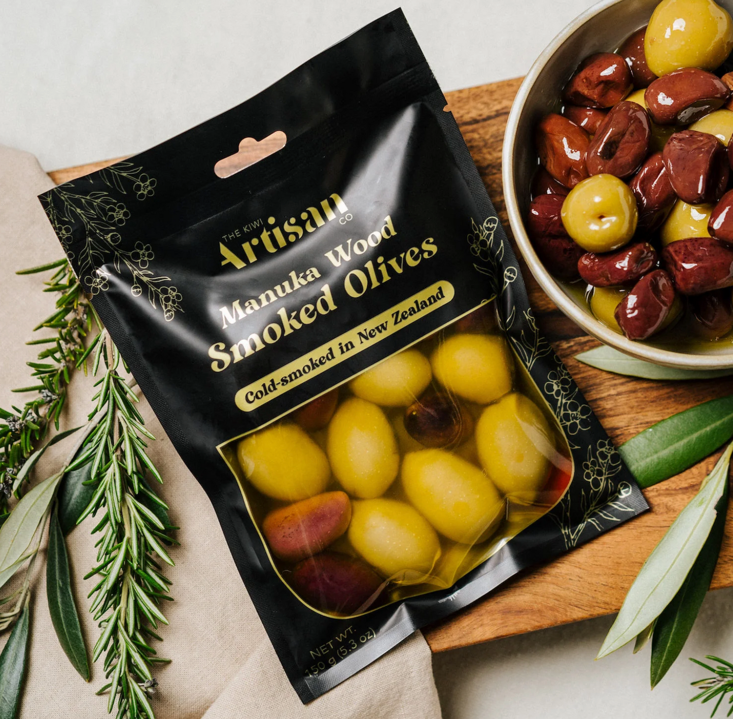 The Kiwi Artisan Co | Manuka Smoked Olives