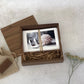 Wooden Photo Box with USB Slot + Engraved Lid - Bespoke Gift Boxes