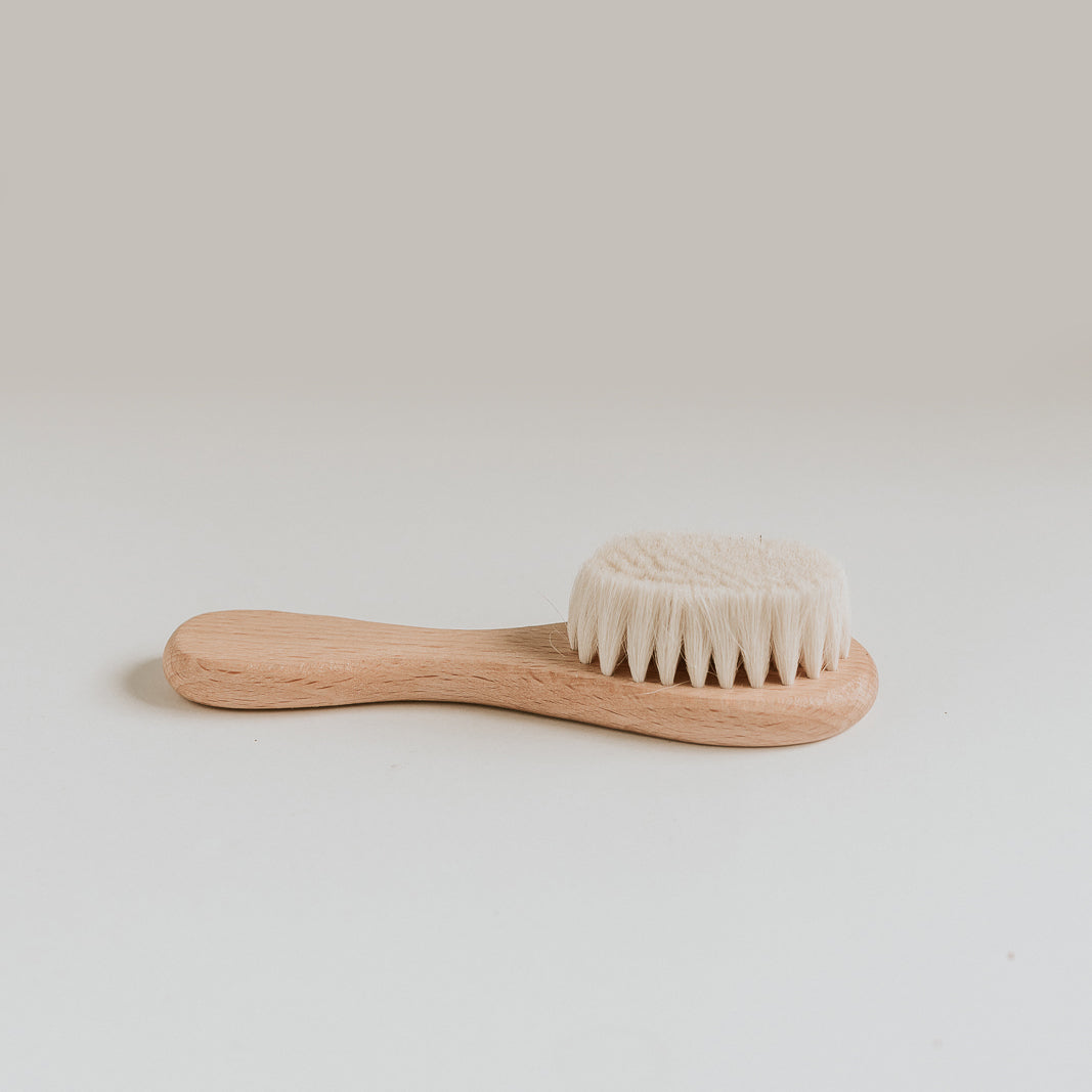 Baby Hair Brush | Natural goat hair - Bespoke Gift Boxes